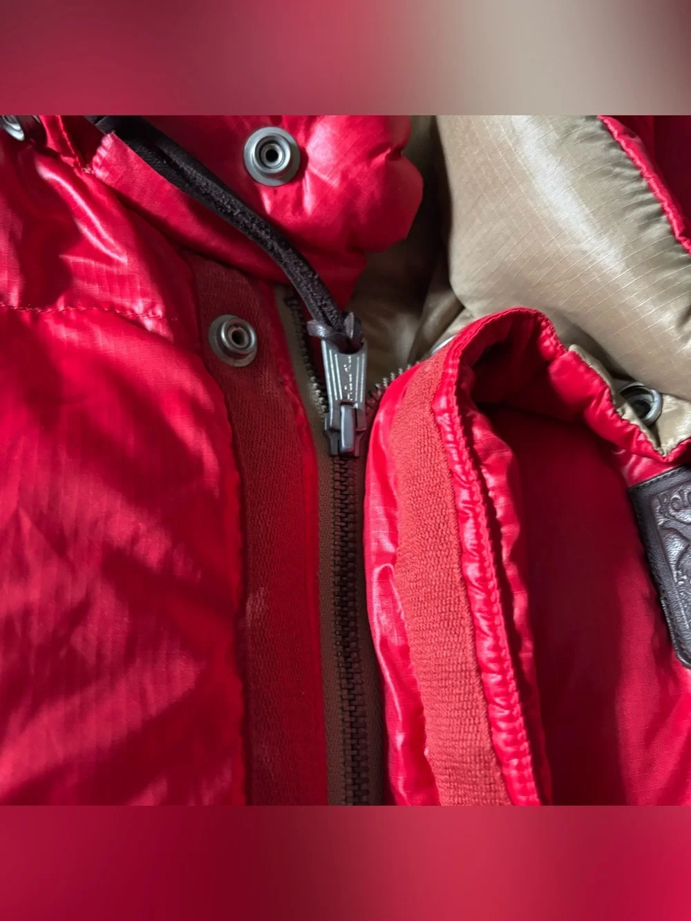 Polo Ralph Lauren Vest Mens Sz L Puffer Down Red Bubble Jacket RARE VINTAGE 90s